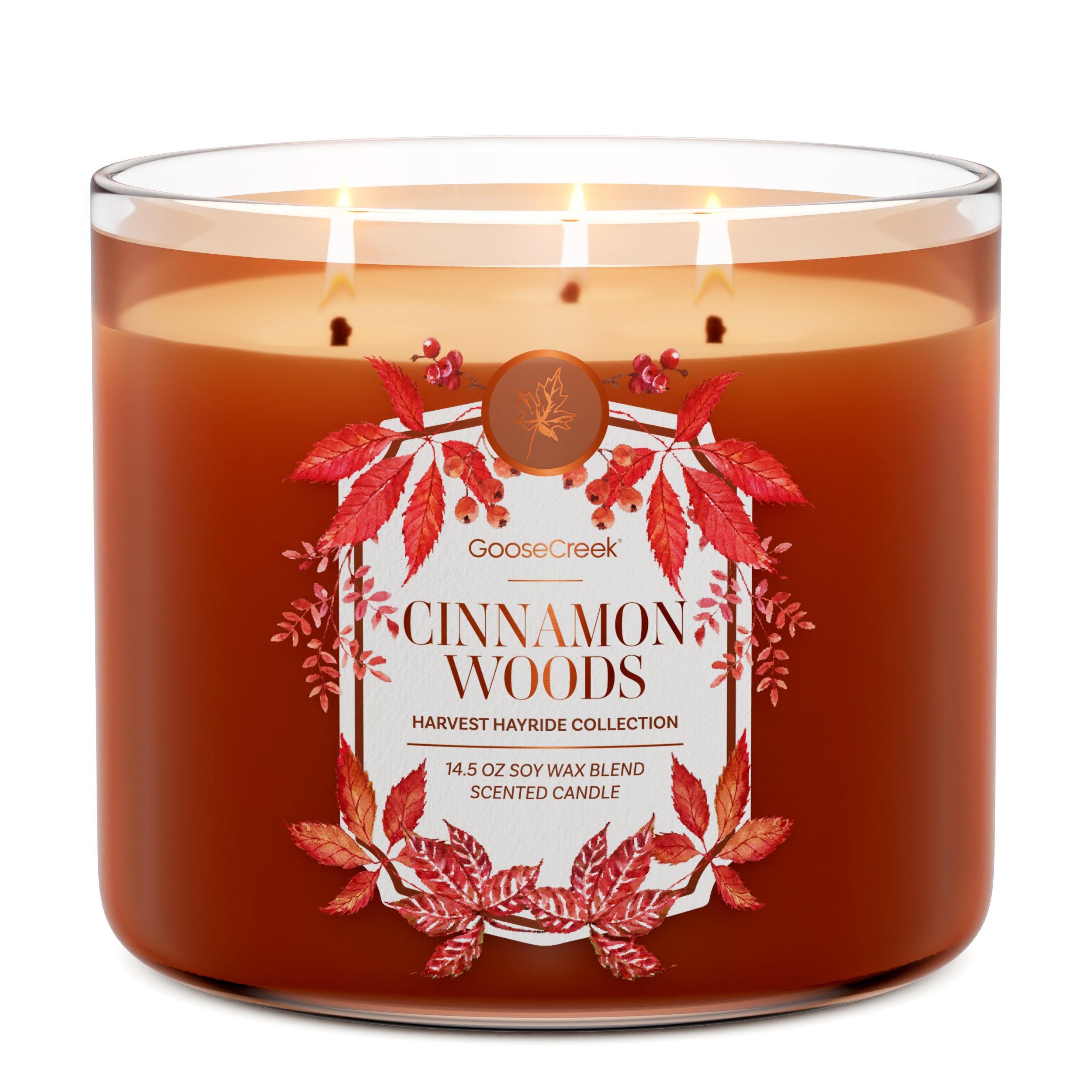 Cinnamon Woods 3-Wick Candle