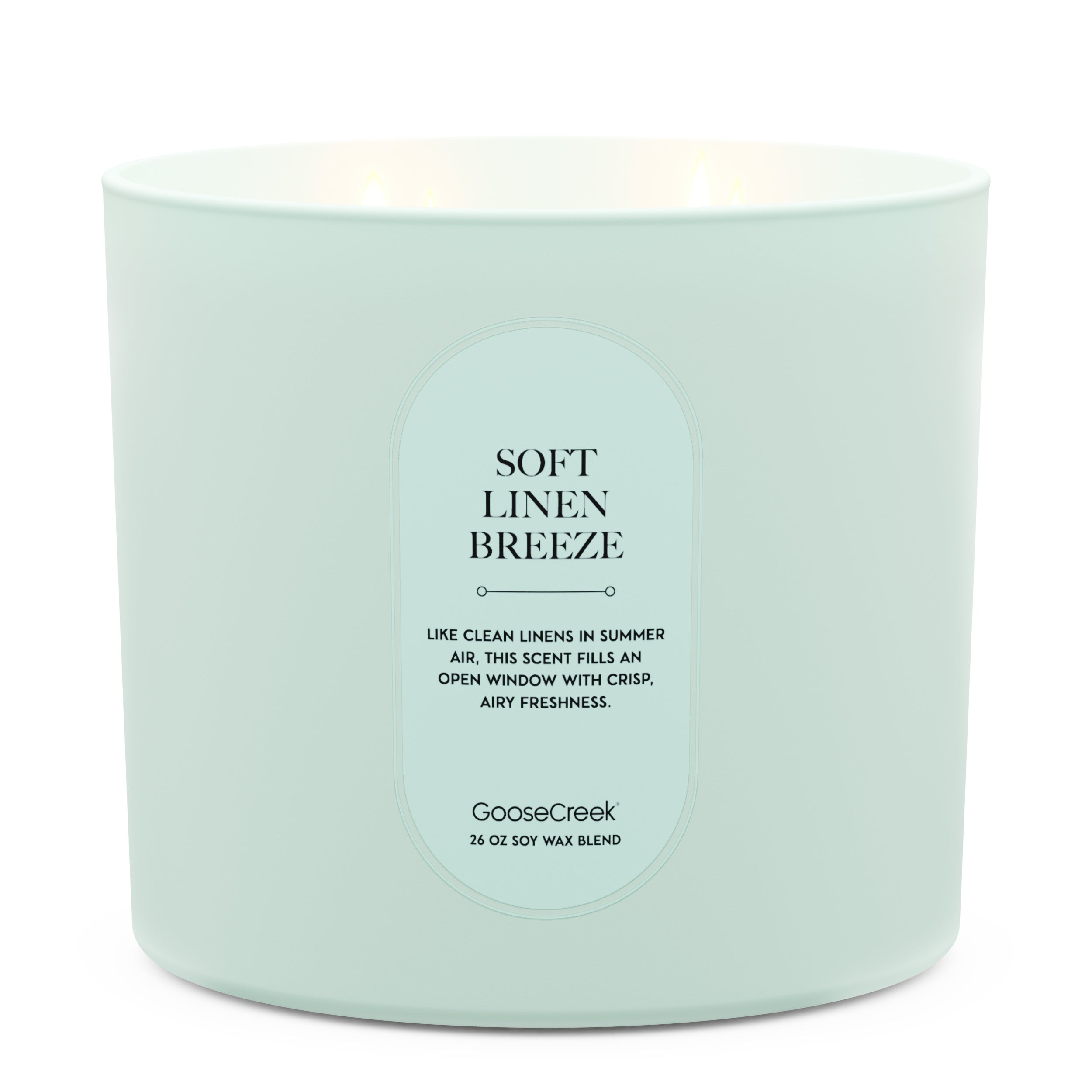 Soft Linen Breeze High Intensity 4-Wick 26oz Candle