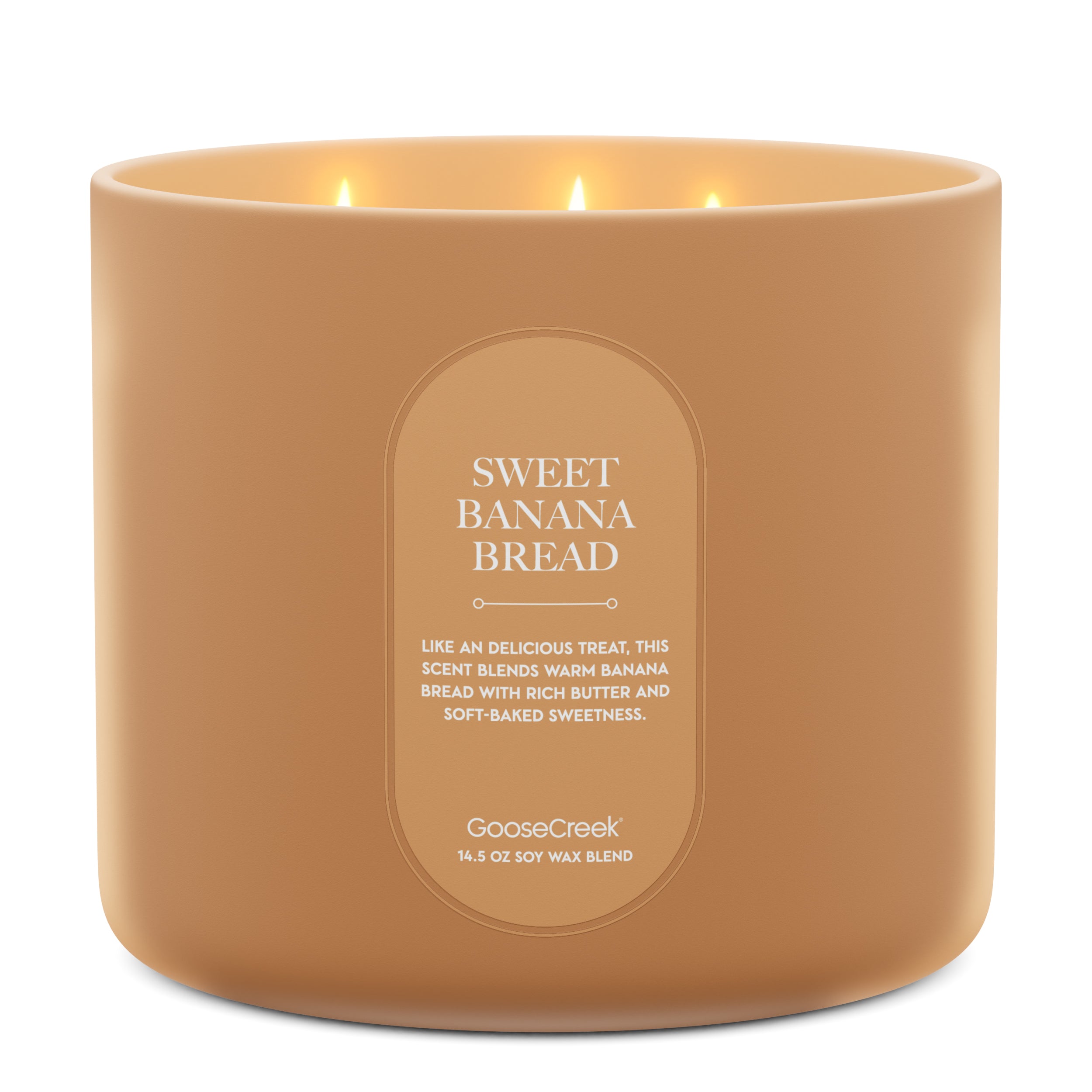 Sweet Banana Bread High Intensity 3-Wick 14.5oz Candle
