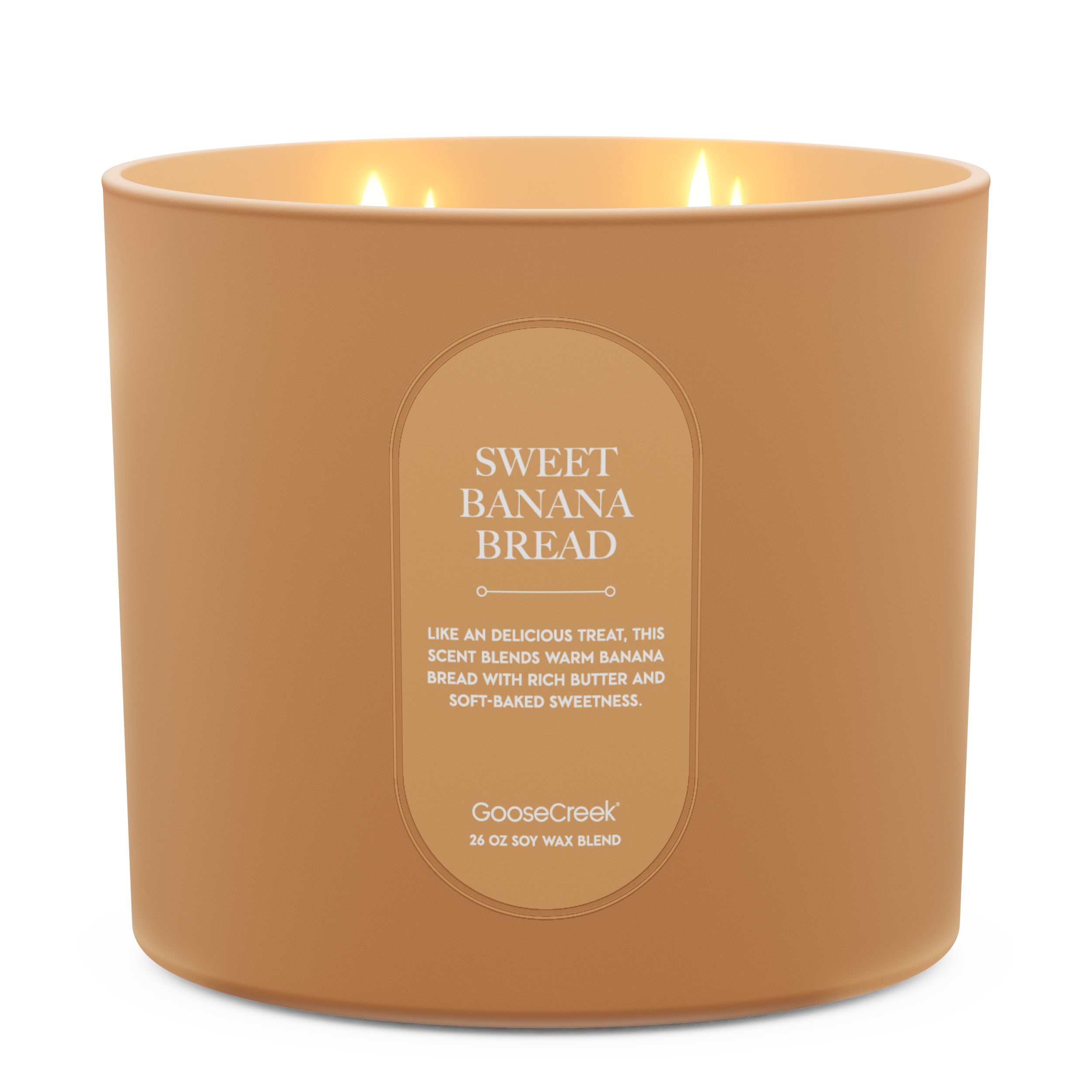 Sweet Banana Bread High Intensity 4-Wick 26oz Candle