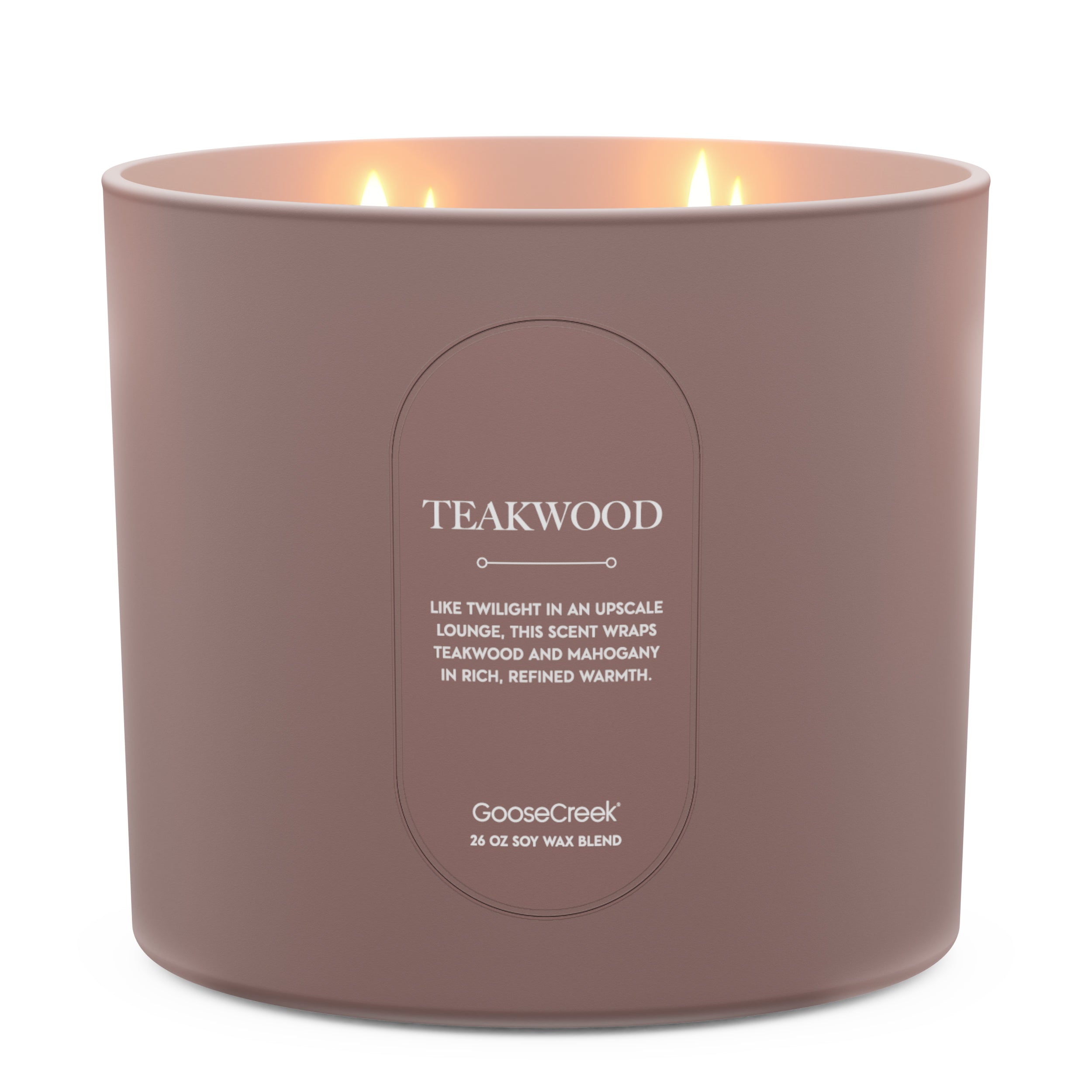 Teakwood High Intensity 4-Wick 26oz Candle